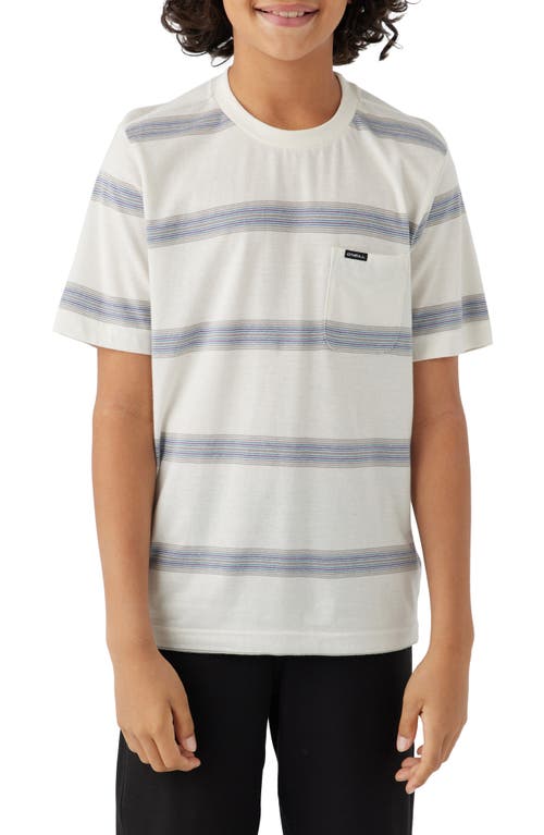 O'Neill Kids' Smasher Stripe Pocket T-Shirt Natural at