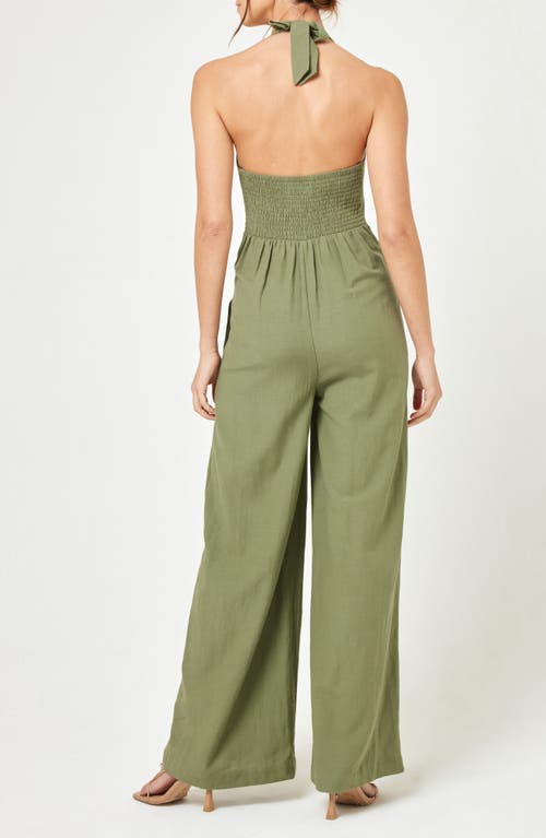 Shop L*space Lspace Alena Cover-up Jumpsuit In Fairway