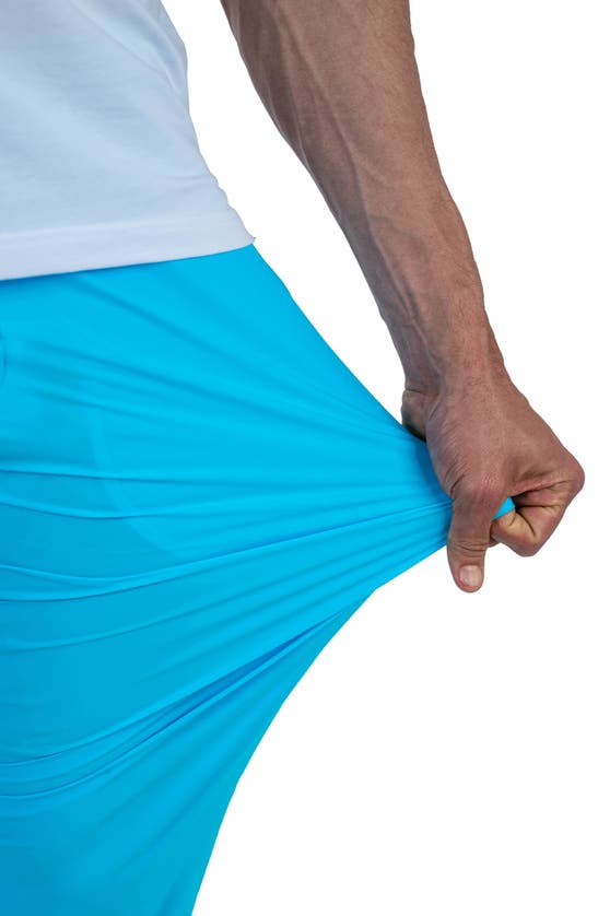 Maceoo All Day Turquoise Pants In Blue