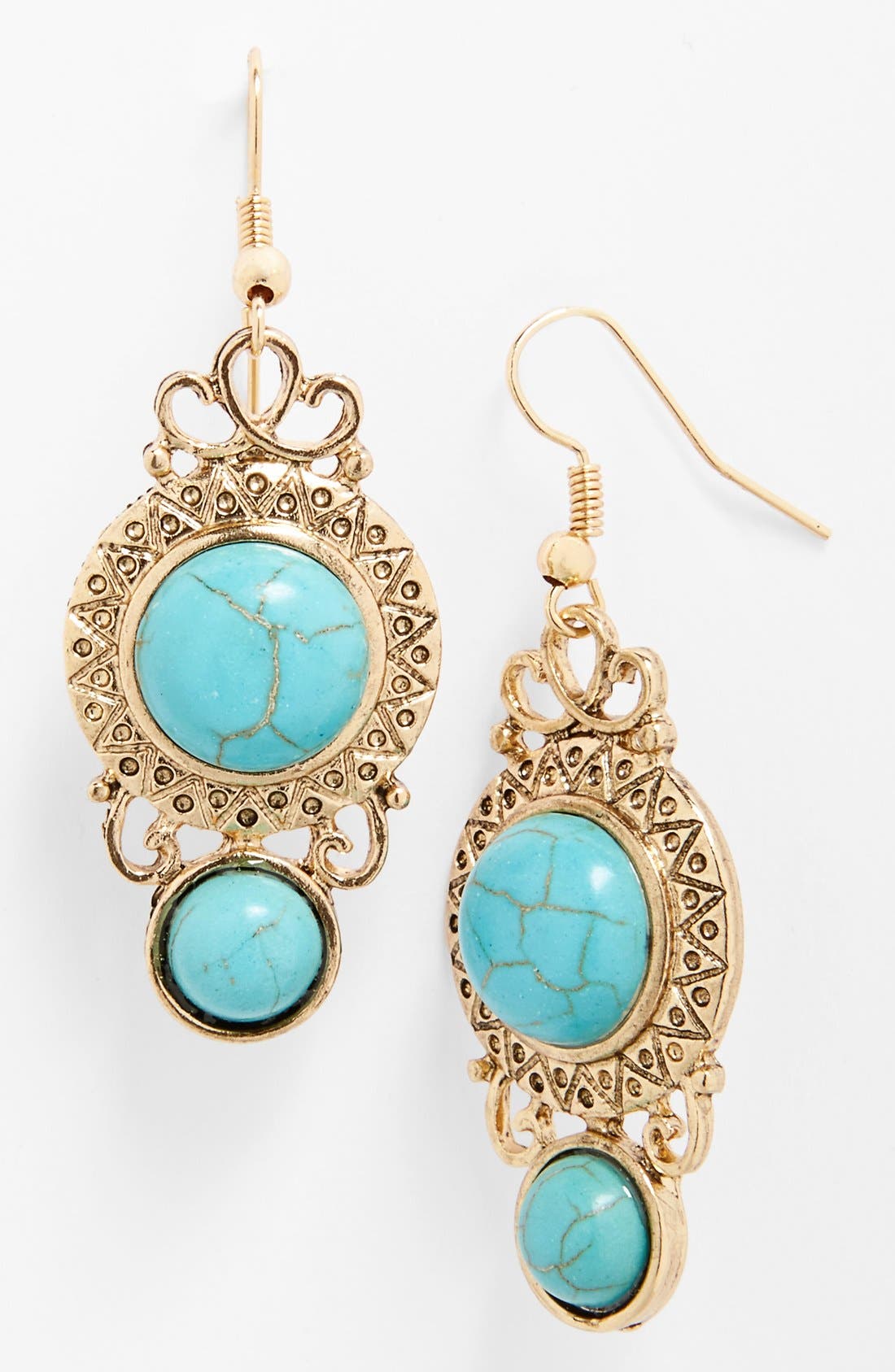 BP. Framed Stone Drop Earrings (Juniors) Nordstrom