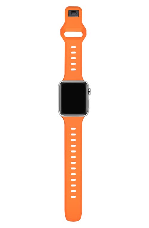 The Posh Tech Premium Silicone 38–41mm Apple Watch® Watchband In Orange