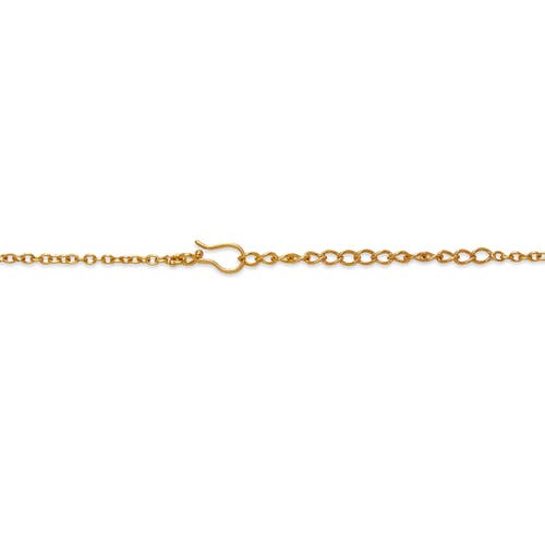 Dhwani Bhansal Tala Necklace In Gold Plated