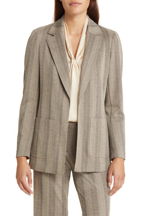 Anne klein hot sale striped blazer