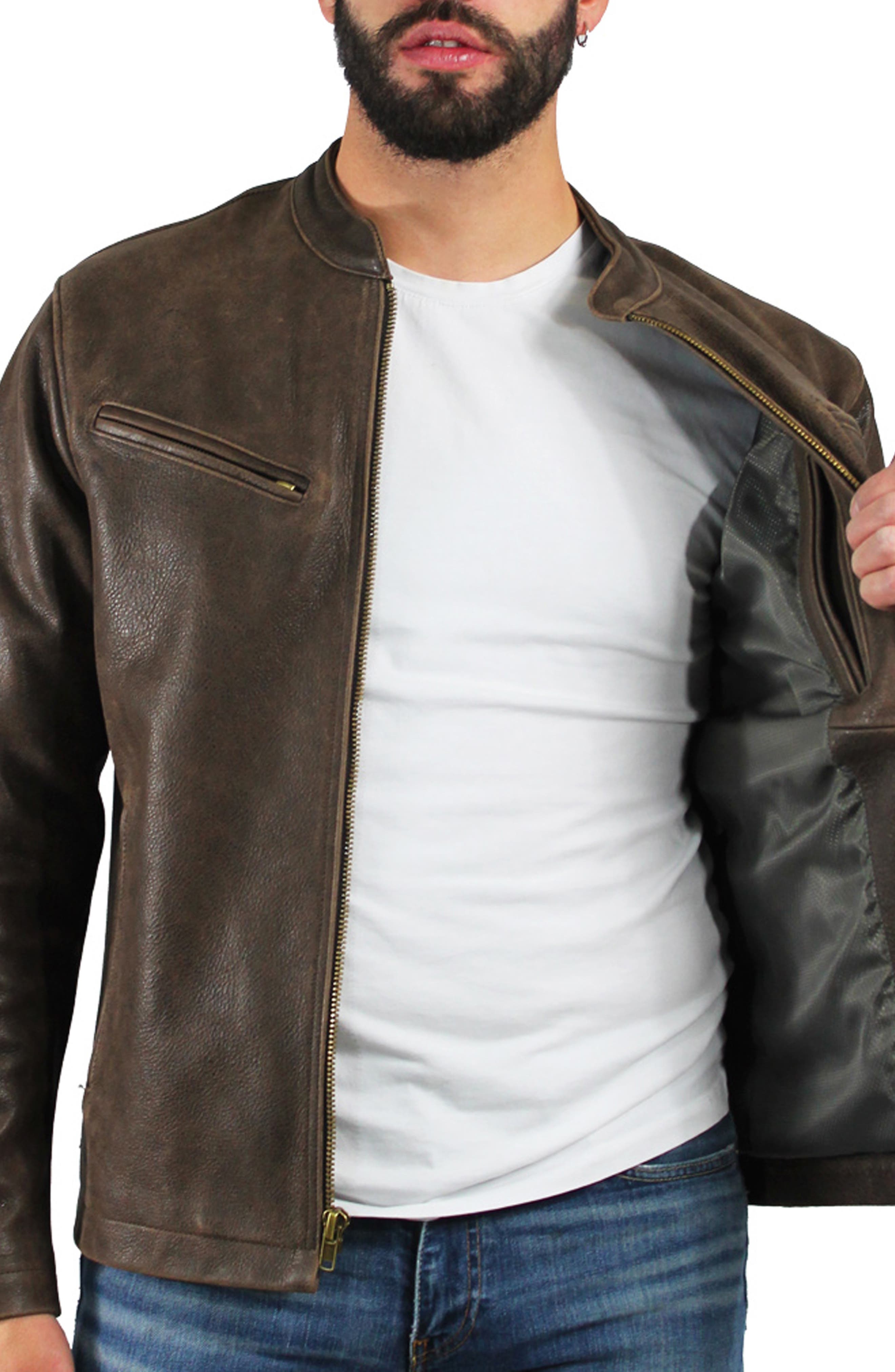 frye cafe racer jacket