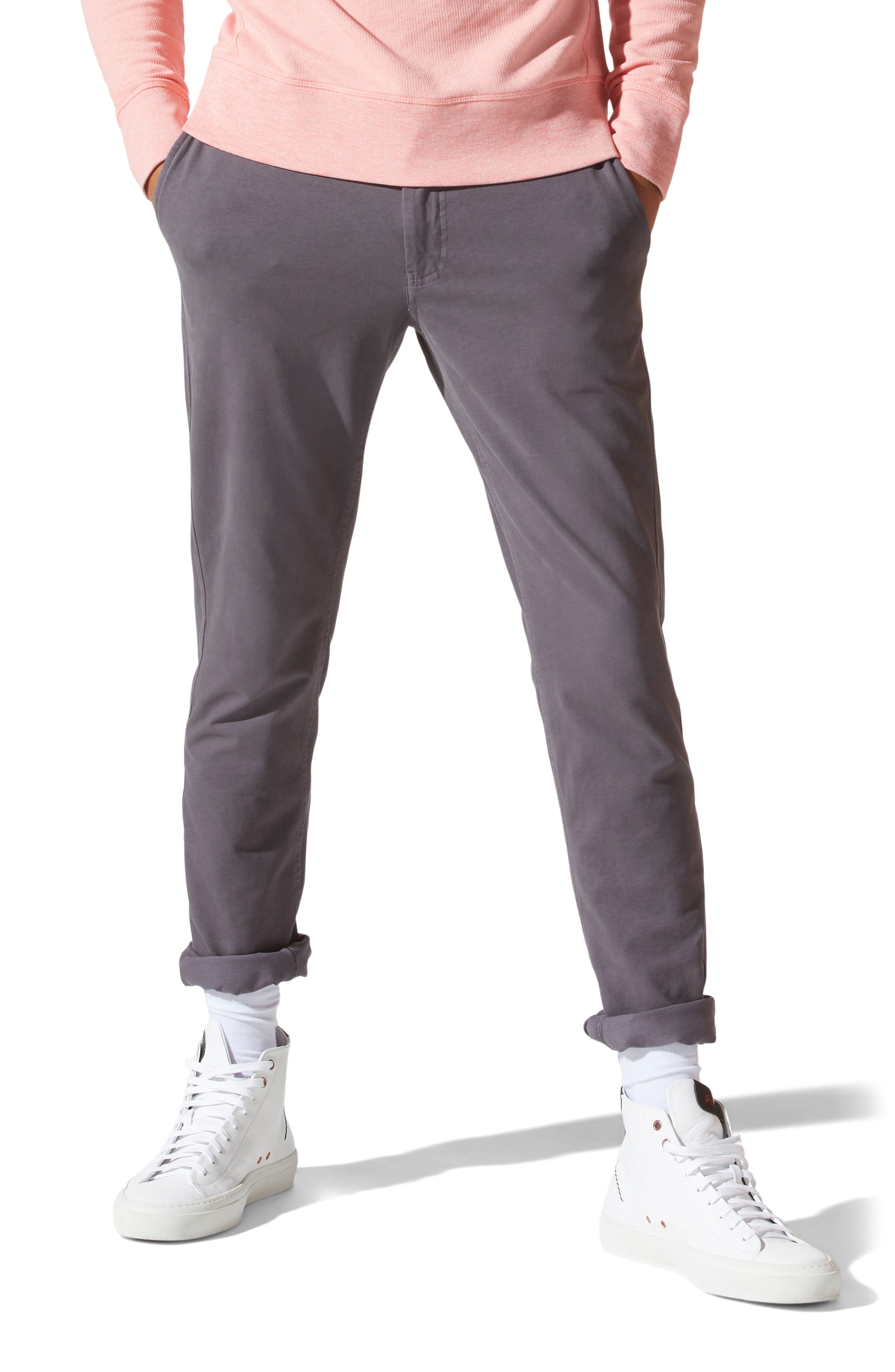 mens skinny grey tracksuit