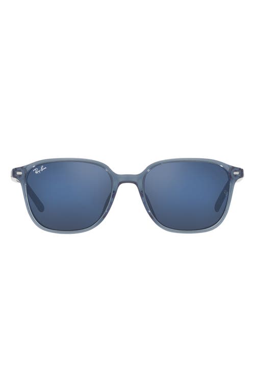 Ray-Ban Leonard 53mm Square Sunglasses in Blue Mirror at Nordstrom