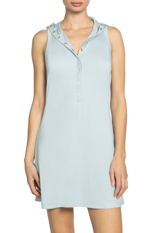 Robin Piccone Amy Hooded Cover-Up Minidress at Nordstrom,