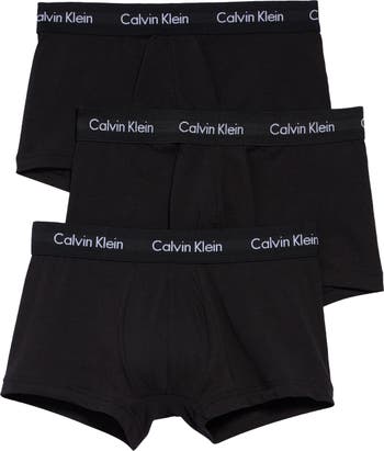 Calvin Klein Black Boxer Trunks 3-Pack