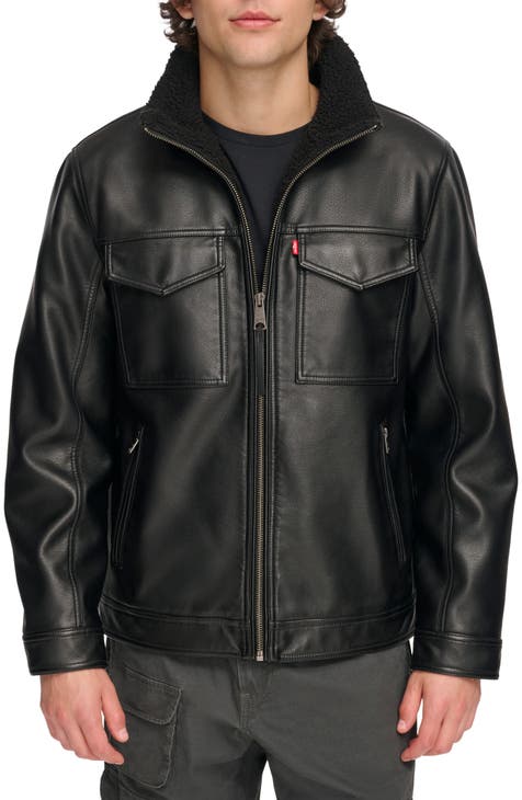 Men's Levi's® Leather & Faux Leather Jackets
