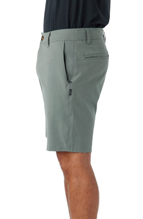 O'neill Reserve Light Check Water Repellent Bermuda Shorts In Dark Olive