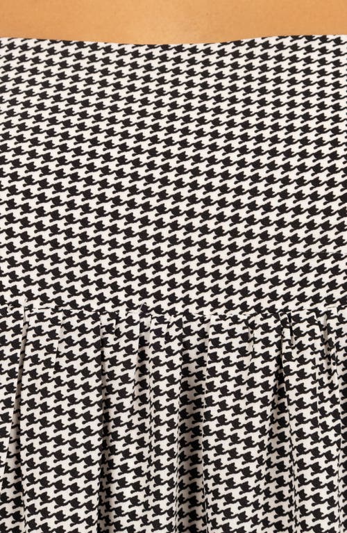 Petal And Pup Petal & Pup Andy Houndstooth Maxi Dress In Gray