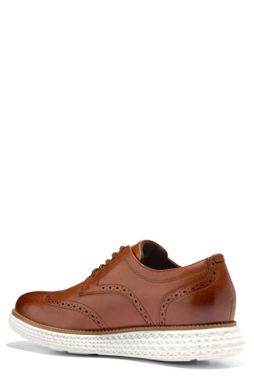 Shop Cole Haan Original Grand 2.0 Wingtip Oxford In British Tan