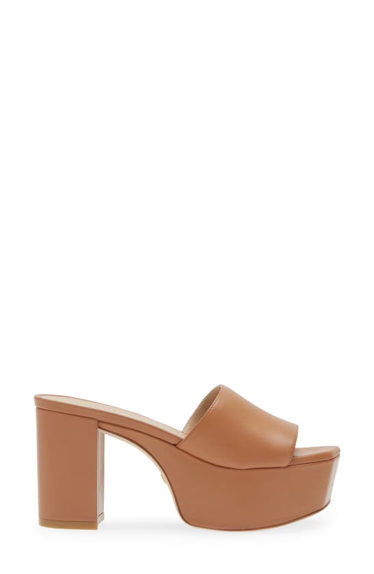 STUART WEITZMAN STUART WEITZMAN SQUAREHIGH PLATFORM 95 SLIDE SANDAL