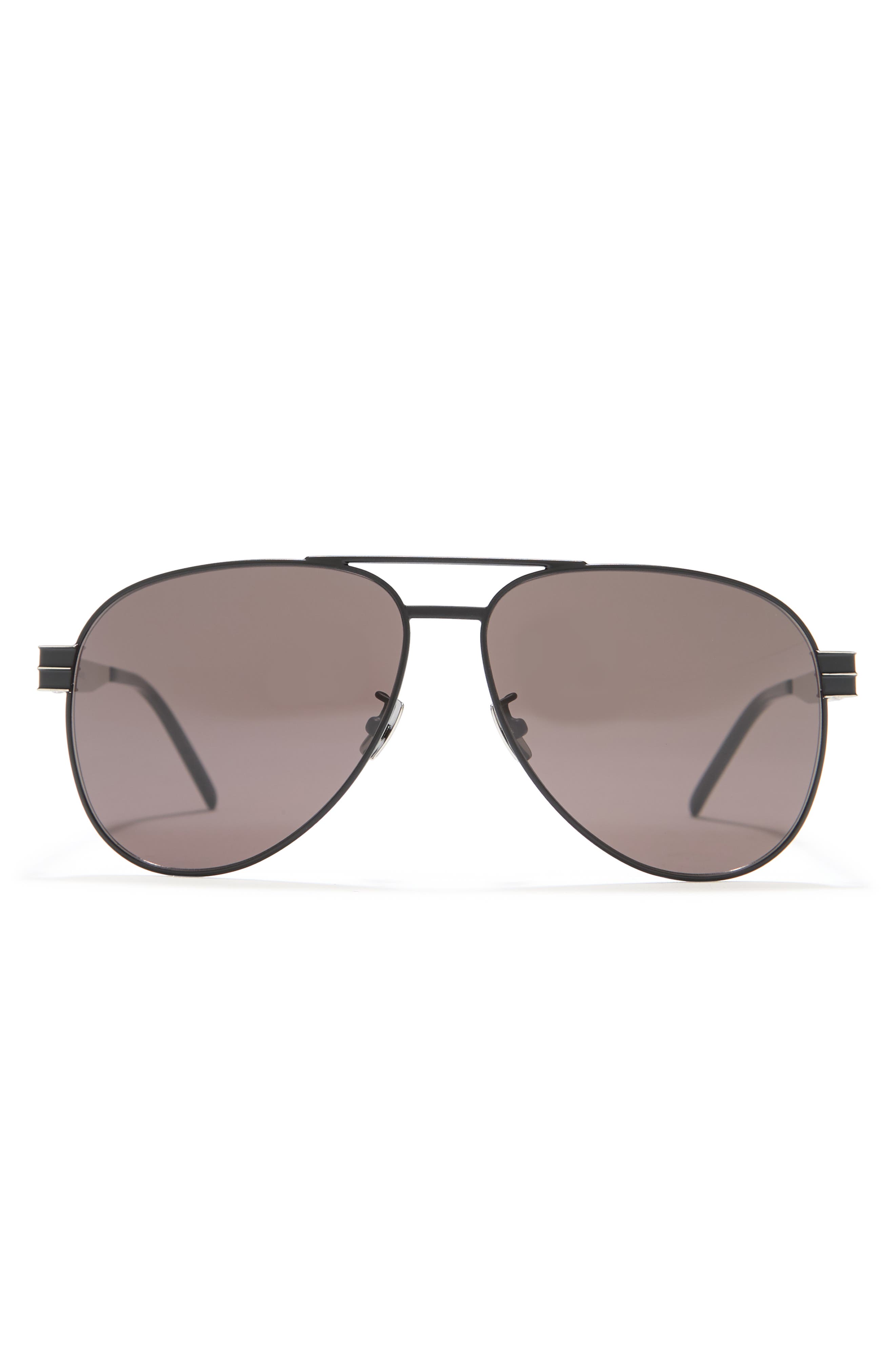 saint laurent aviator 60mm sunglasses