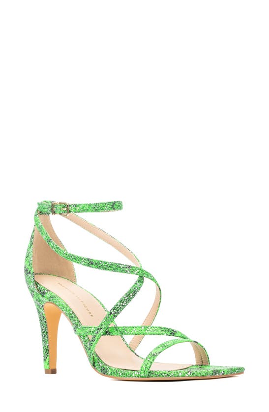 Fashion To Figure Stella Heeled Sandal In Green