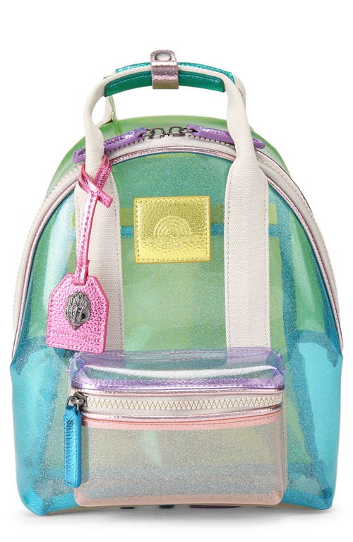 Kurt Geiger London Small Southbank Vinyl Backpack in Blue Multi at Nordstrom