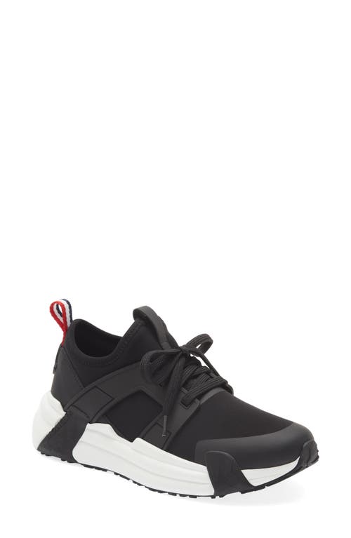 Moncler Lunarove Neoprene Low-top Sneakers In Black/black