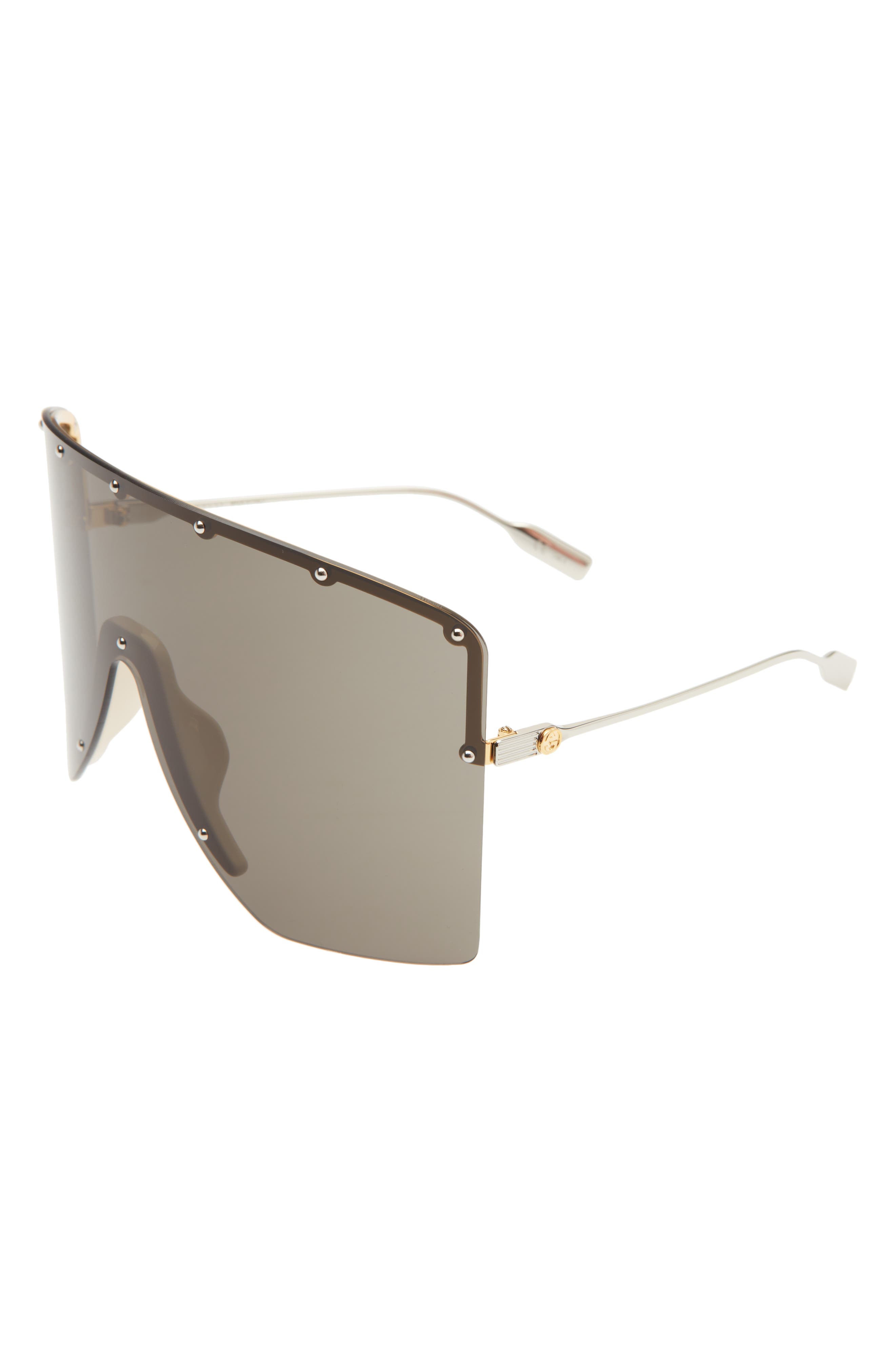 gucci 99mm shield sunglasses