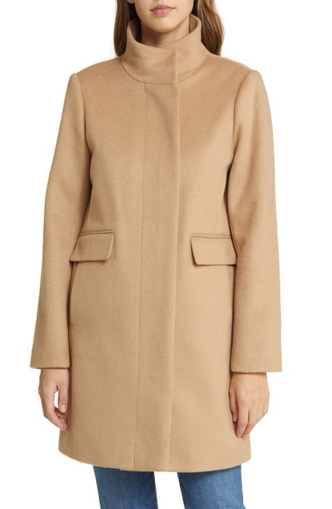 Women's Beige Wool & Wool-Blend Coats | Nordstrom