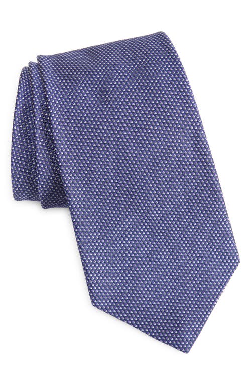 Shop Ralph Lauren Purple Label Bond St. Silk Tie In Navy/purple