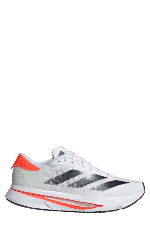 Shop Adidas Originals Adidas Adizero Sl2 Running Shoe In White/black/orange