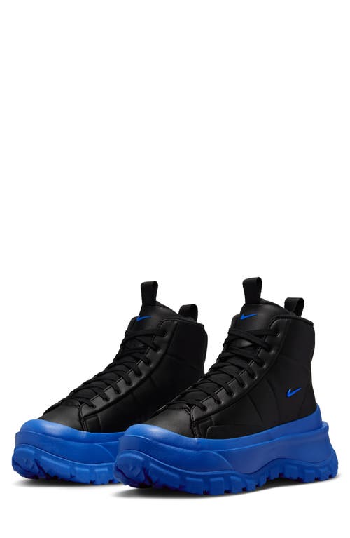 Shop Nike Blazer Roam Mid Winterized Sneaker In Black/racer Blue