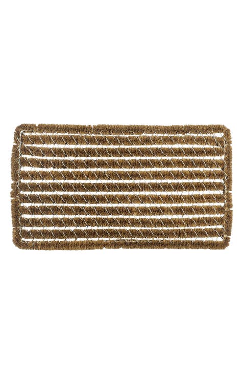 Fishbone Coir Doormat - Entryways