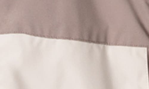 Noize Sylas Colorblock Jacket In Oat/leafless