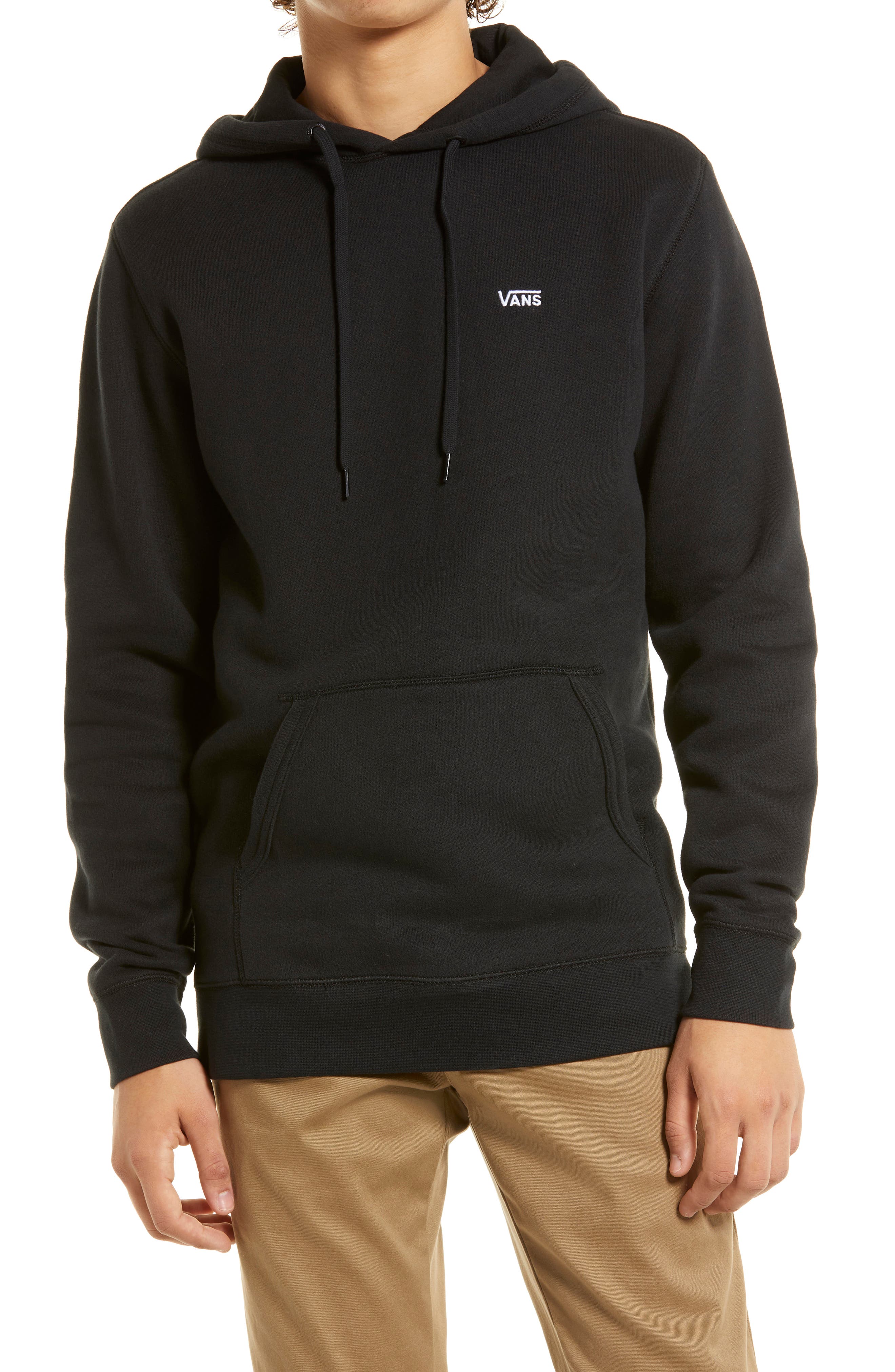 black vans hoodie mens