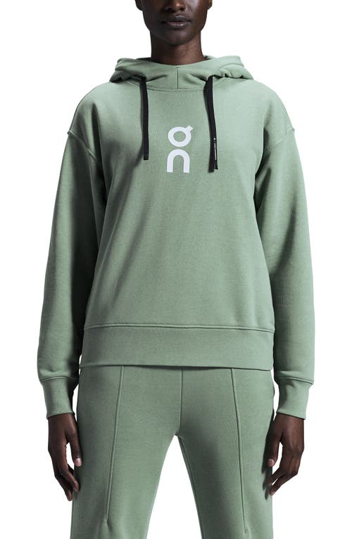 Shop On Club Oversize Organic Cott Blend Hoodie In Fern