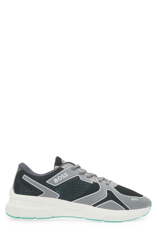 Shop Hugo Boss Boss Owen Runn Empr Sneaker In Open Green