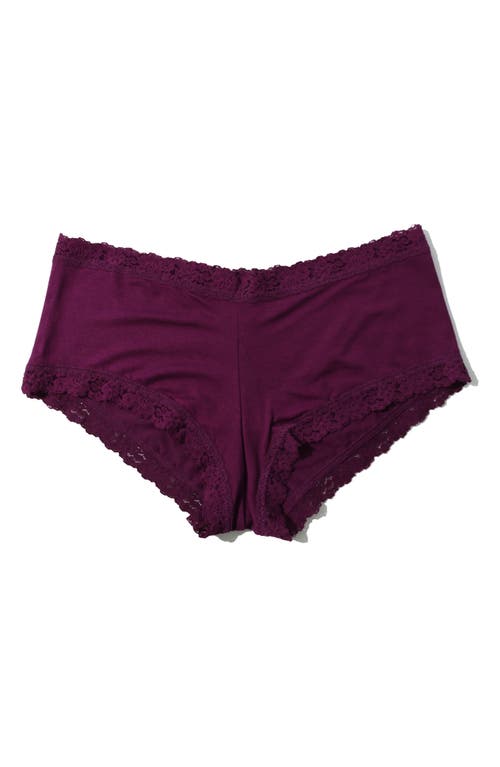 Hanky Panky Dreamease® Boyshort In Fine Wine