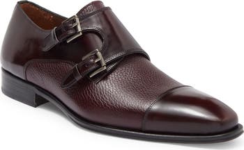 mezlan double monk strap shoes