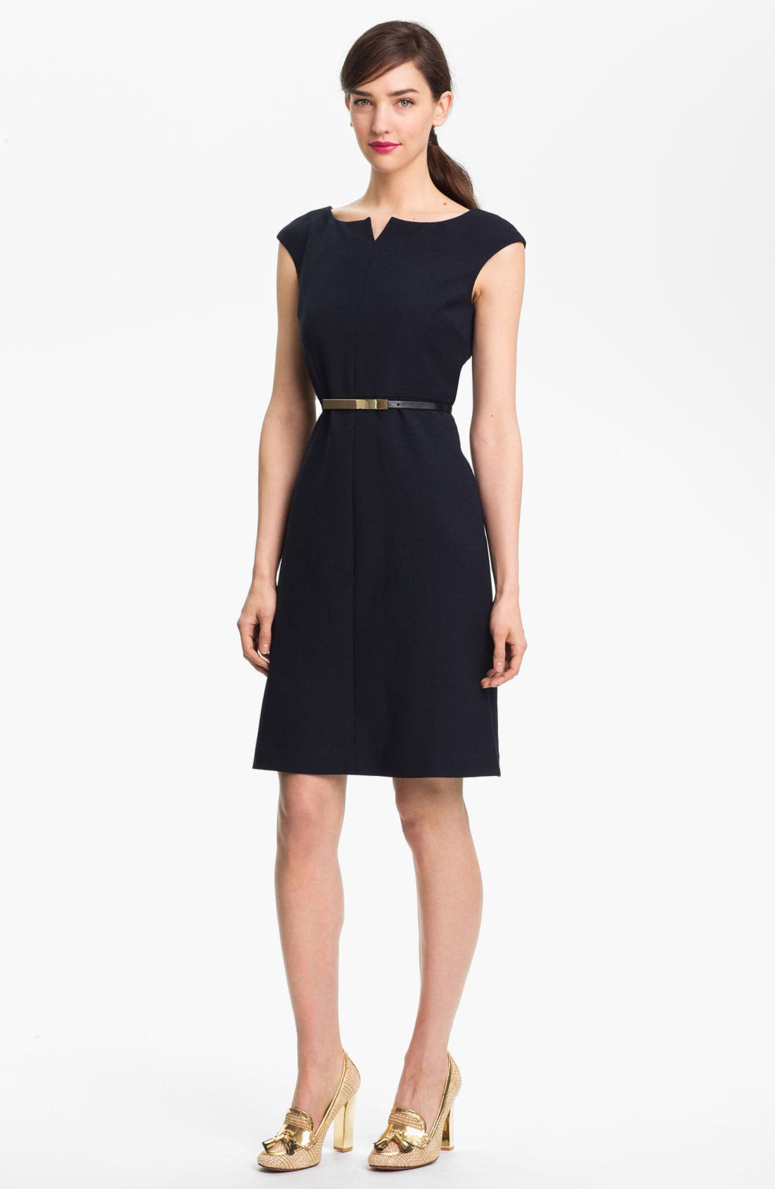 Tory Burch 'Walsh' Wool Blend ALine Dress Nordstrom