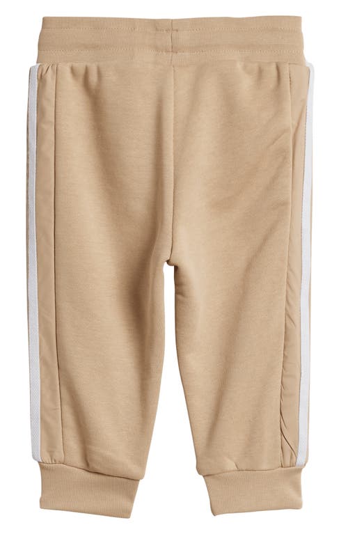 Shop Adidas Originals Adidas Adicolor Lifestyle Crewneck Sweatshirt & Joggers Set In Magic Beige