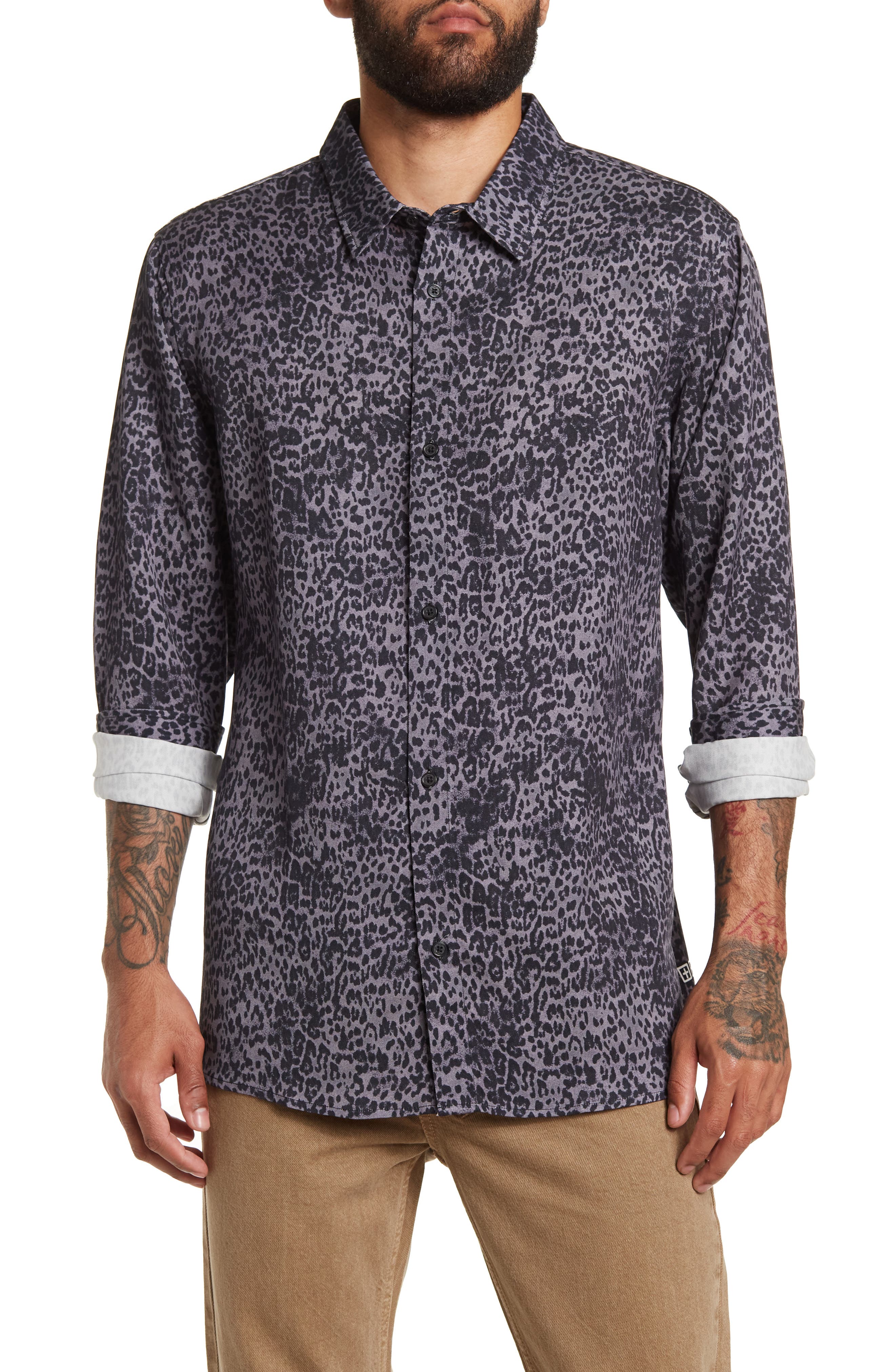 Ksubi - Jungle Shirt Black Leopard