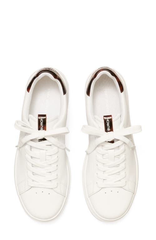 Tory Burch Double T Howell Court Sneaker In Titanium White / Creta