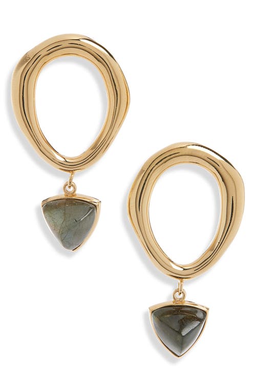 Isabel Marant Cheerful Drop Earrings In Khaki