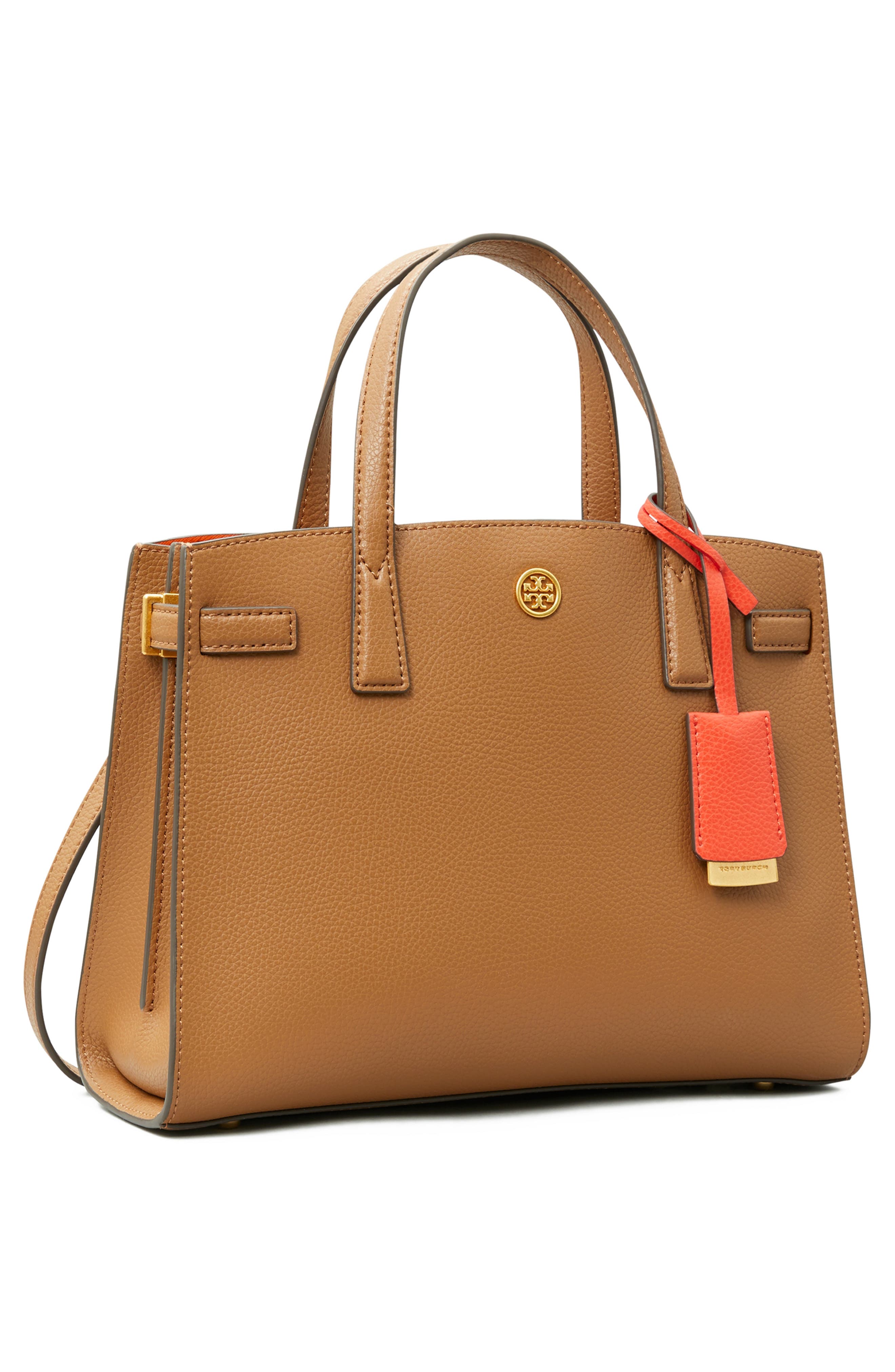 tory burch small leather satchel