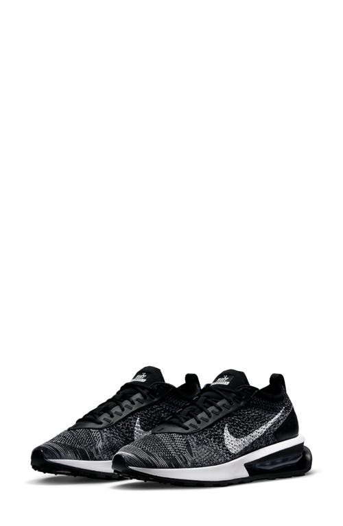 Shop Nike Air Max Flyknit Racer Sneaker In Black/white