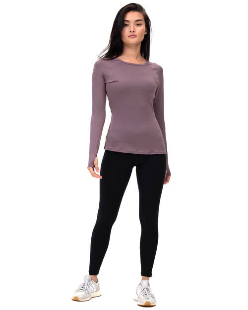 Rebody Active Phoenix Fleece Pocket Legging In Warm Black