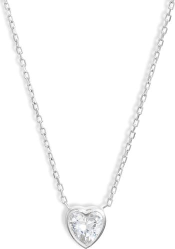 SHYMI Mini Heart Bezel Pendant Necklace | Nordstrom