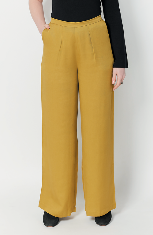 AAM THE LABEL AAM THE LABEL THE WIDE LEG PANT FOR FULL HIPS AND THIGHS 
