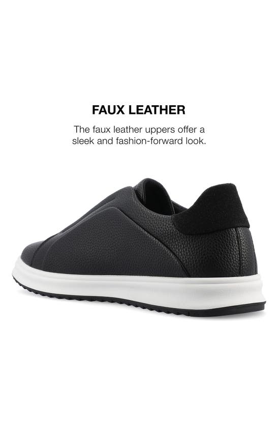 Vance Co. Matteo Tru Comfort Low Top Sneaker In Black