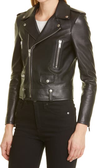 Saint Laurent Women's Leather Biker Jacket