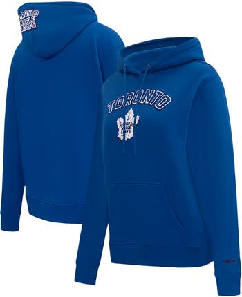 Women's Toronto Maple Leafs Pro Standard Blue Classic Chenille Pullover  Hoodie