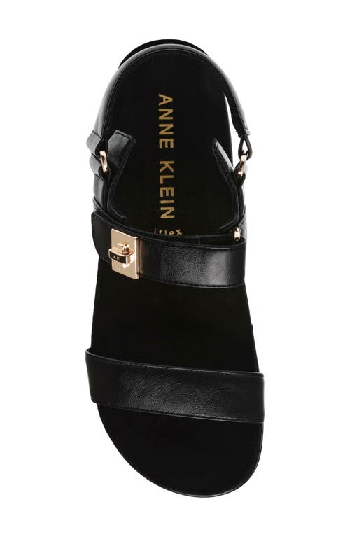 Shop Anne Klein Verse Slingback Platform Sandal In Black