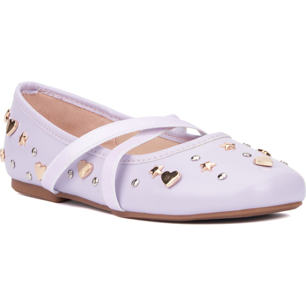 Olivia Miller Kid' Atomic Vibe Flat In Lilac