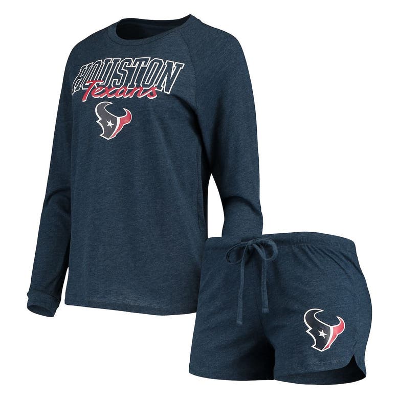 Houston Texans Concepts Sport Women's Meter Knit Long Sleeve