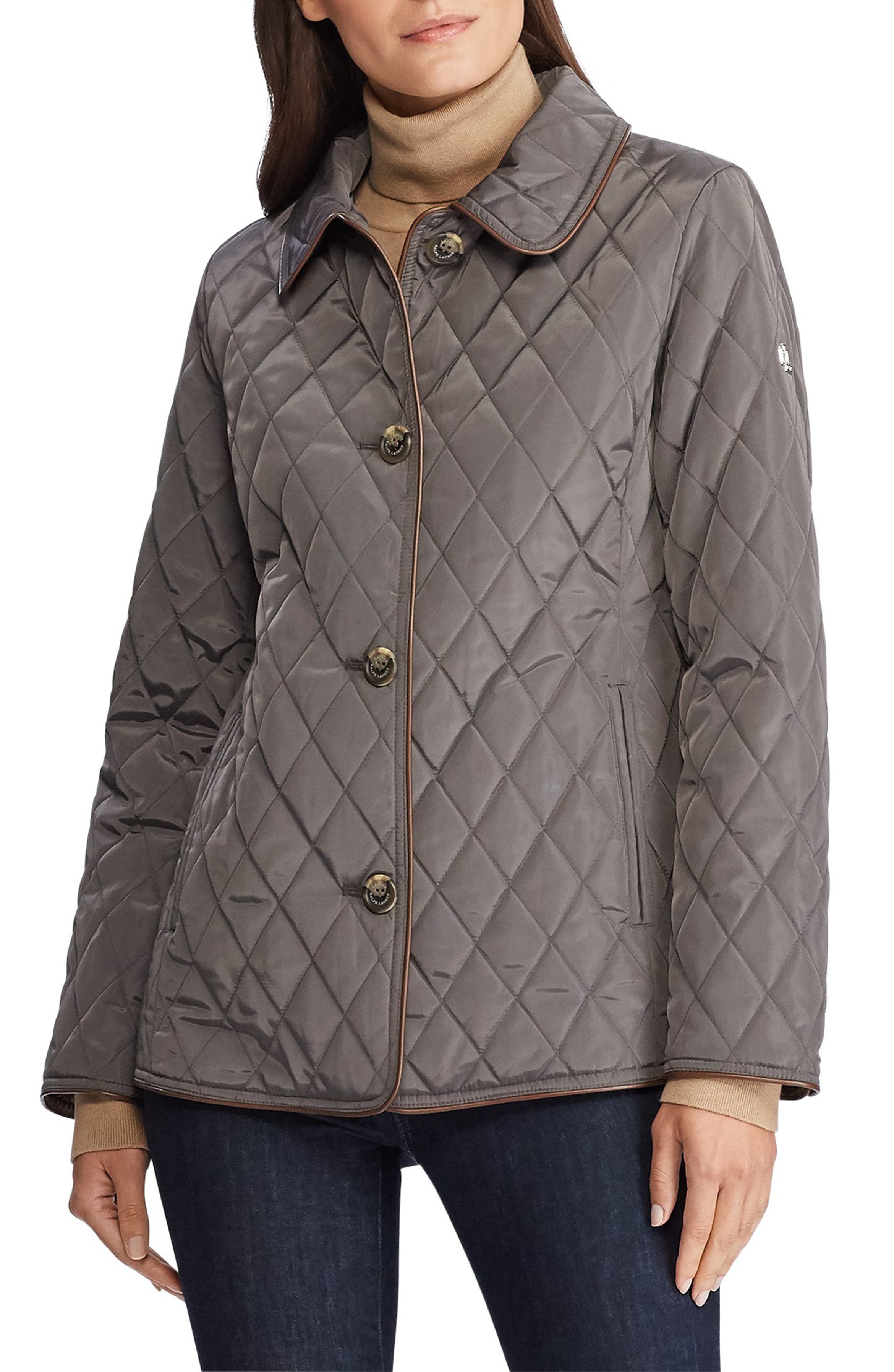 Lauren Ralph Lauren Quilted Jacket (Regular & Petite) | Nordstrom